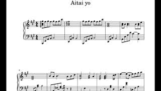 Download lagu Aitai yo - piano sheet music mp3