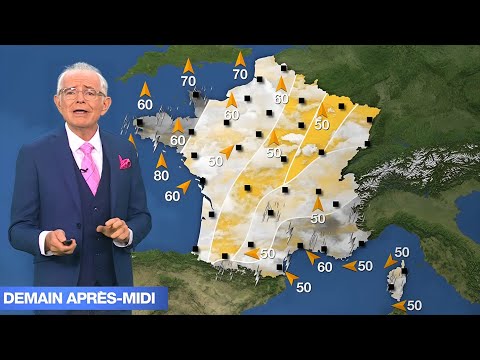 prévision météo France pour demain le Mercredi 20 Septembre 2023