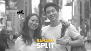 starring as the lead in my first movie w/ zero acting experience | banana split behind the scenes 🎬
