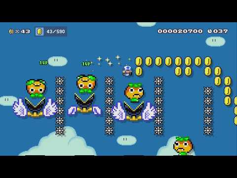 ずつーーーとダッシュで半自動 ! 2　KEEP RUN !　【Y+🡒】 by てれれ*Terere - Super Mario Maker 2 - No Commentary 1bx