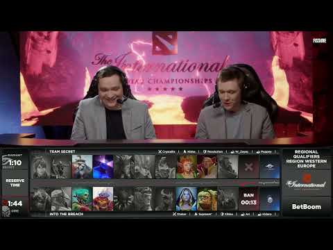 (RU) Team Secret vs Into The Breach bo3 | The International 2022: Региональные квал�