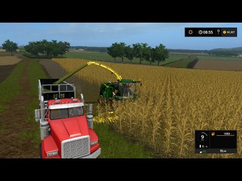 Farming simulator 17 - Chopping maize/corn on Lawfolds, Aberdeenshire ep. 25