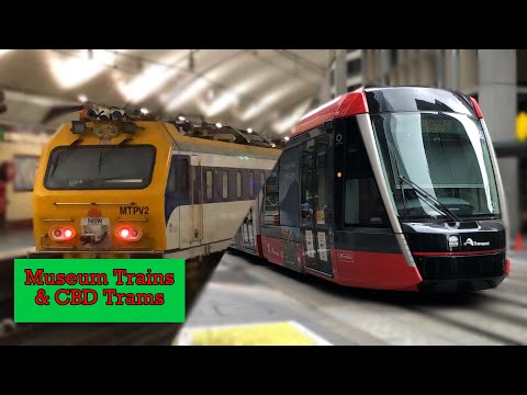 Sydney Trains Video #33 - Museum Trains & George St Trams