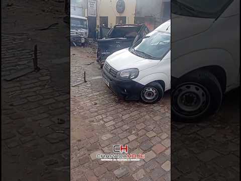 Caminhão perde freio e provoca acidente com vários veículos em Iramaia