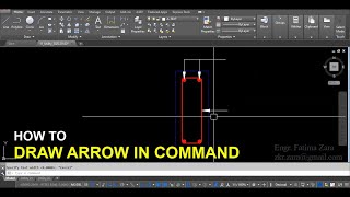 How to draw arrow in command at AutoCAD ||