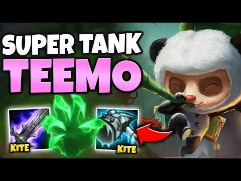 BECOME THE ULTIMATE LANE BULLY WITH TANK TEEMO TOP! (POKE FOR FREE) - League of Legends