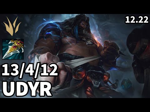 Udyr Jungle vs Xin Zhao - KR Master | Patch 12.22