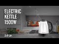 Candes Boiler 2L 1500W Stainless Steel Silver & Black Electric Kettle, Boiler1CC