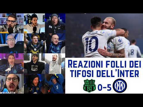 Reazioni folli dei tifosi dell’Inter dopo SASSUOLO 0-5 INTER | Serie A G24 
