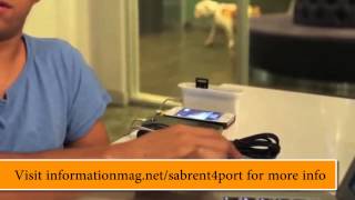 Video thumbnail for Sabrent 4 Port USB 2 0 Hub Review by NewGadgetReviewer