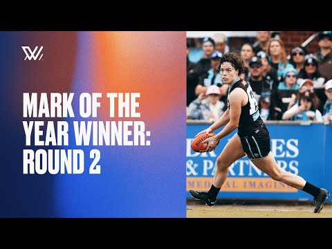 Toyota AFLW Mark of the Year: Round 2 winner