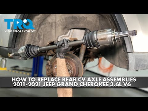 How to Replace Rear CV Axle Assemblies 2011-2021 Jeep Grand Cherokee 3.6L V6