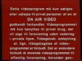 On Air Video Logo Og En Advarsel Før En Film