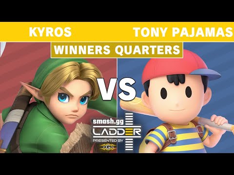 smash.gg Ladder Day 3 - Kyros (Young Link) Vs. Tony Pajamas (Ness) - Winners Quarters