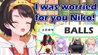 Subaru didn't expect Niko and Nene to be troublemakers w/ Okayu Marine Mio [hololive/ENG Subs]