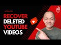 How To Recover Deleted YouTube Videos 2025 UPDATED METHOD