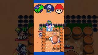 Which brawler can escape from giant nita's bear🐻‍ #brawlstars #brawl #supercell#shorts #gaming