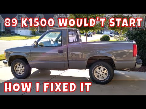 1989 K1500 Truck won't start - quick diagnosis and fix