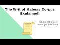 What Is Habeas Corpus And How Does It Work This Video Explains