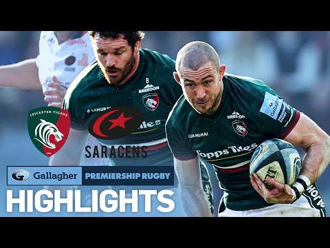Leicester v Saracens - HIGHLIGHTS | Brilliant Brown Shines on Debut! | Gallagher Premiership 2022/23