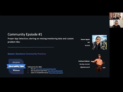 Dynatrace Tips & Tricks – Episode #1 with Danne Aguiar