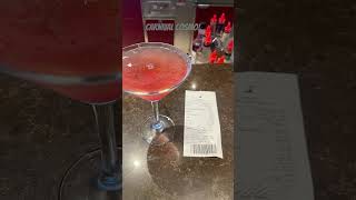Carnival radiance, carnival cosmo my favorite expensive drink!! 💥