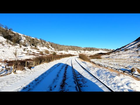 First snow of 2026 with a journey from Pickering to Goathland on the Moors Railway