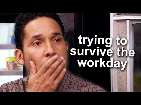 oscar trying to get through the day | The Office US | Comedy Bites