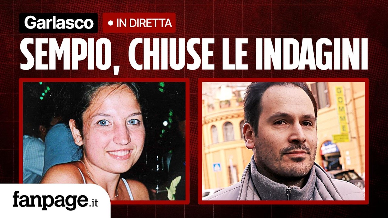 Live delitto Garlasco, chiuse le indagini da Procura Pavia: "Andrea Sempio ha ucciso Chiara Poggi"