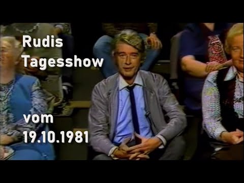 "Rudis Tagesshow" vom 19.10.1981 (zweite Hälfte)