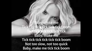 Britney Spears Tik Tik Boom Feat. T.I Lyrics