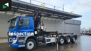 Camion cu c&acirc;rlig DAF CF 400 8X2 HIAB 244 EP-3 Hipro Crane Kran HIAB XR21S61 Lift+stee | Imagine 4 - Autoline