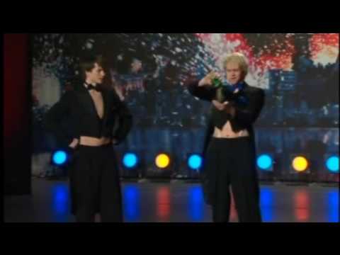 Talang 2009: Bröderna Lindman - Slår in spik i näsan (fakirnumret)