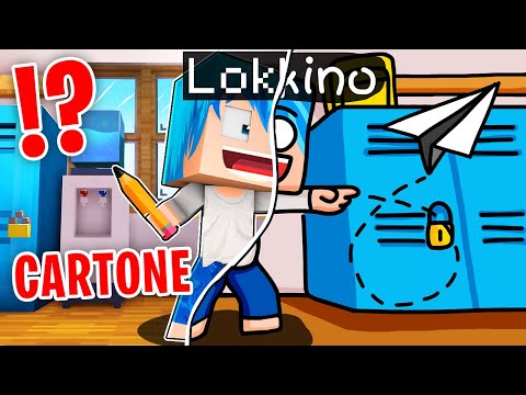 LOKKINO DIVENTA un CARTONE ANIMATO su MINECRAFT ITA Roleplay!!