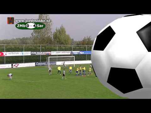 Voetbal Zeelandia M'burg JO13-1 - Sarto JO13-1  15 oktober 2016