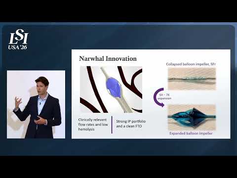Loic Van Horne, Narwhal Medical, Inc - Small catheter blood pump for high-risk heart failure | LSI USA '26
