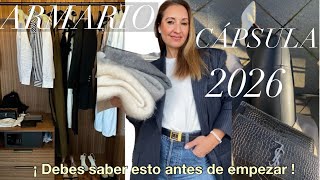 SI QUIERES CREAR TU ARMARIO CAPSULA ESTE 2026 , NECESITES VER ESTE VIDEO ! Yolanda Martin