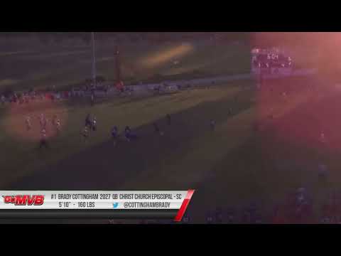 BRADY COTTINGHAM SEASON HIGHLIGHTS RECAP '27 QB