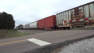 preview picture of video 'Q457 Goes Through Dinsmore With Lots of Power'