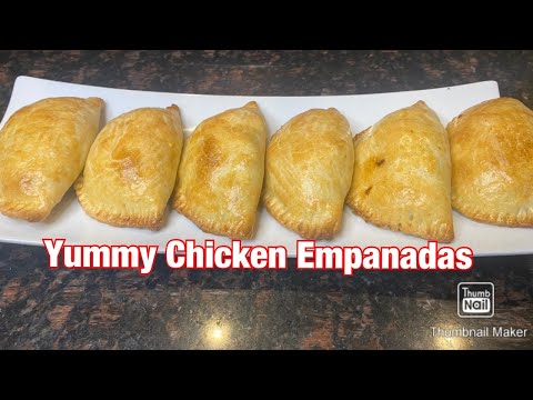 Yummy and Easy Chicken Empanadas at Home from Scratch in Urdu/Hindi with English Subtitles