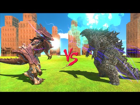 GODZILLA 2021 VS RAIJIN. BATTLE IN THE ABANDOED CITY. WHO IS THE WINNER ? - ARBS