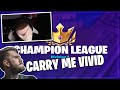 i had to carry 72hrs to the highest fortnite rank champion league