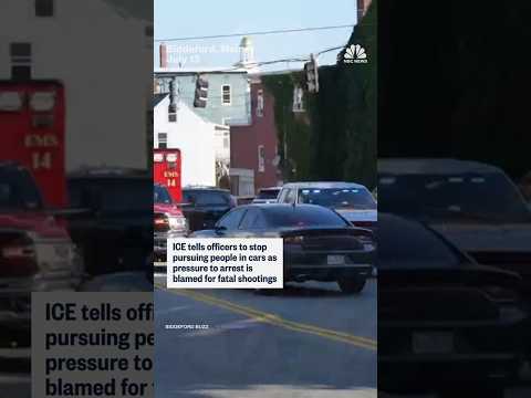 ICE tells officers to stop pursuing people in car