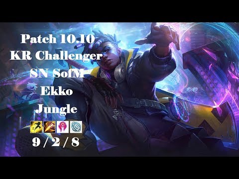 SN SofM - Ekko Jungle vs Kindred - KR Challenger 949 LP - Patch 10.10