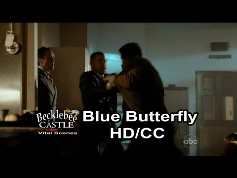 Castle 4x14 "Blue Butterfly" - Brawl in the Club (HD/CC)