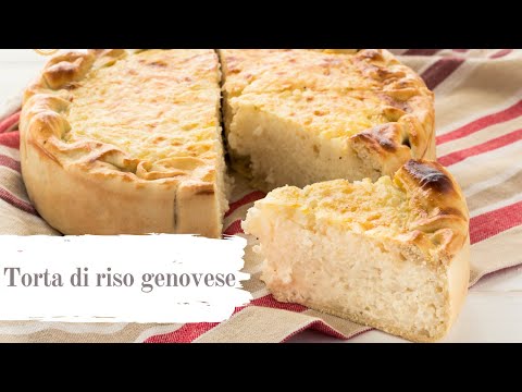 TORTA DI RISO GENOVESE facile e gustosa
