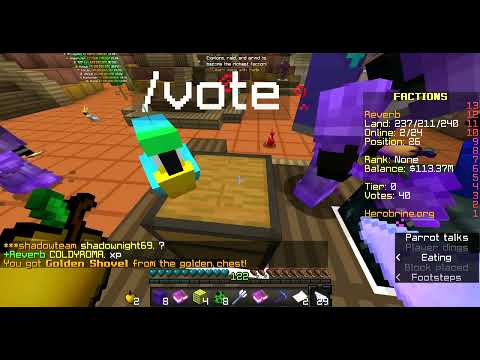 Just Doing Factions Ep 214 |Opening 64 G Keys| (Herobrine.org)