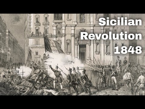 12th January 1848: The first of the Revolutions of 1848 begins in Palermo on the island of Sicily