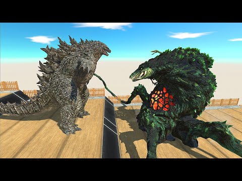 NEW UNIT DEATH RUN | BIOLLANTE VS GODZILLA - Animal Revolt Battle Simulator