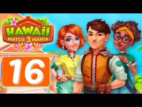 Hawaii Match-3 Mania - Episode 16 - Gameplay